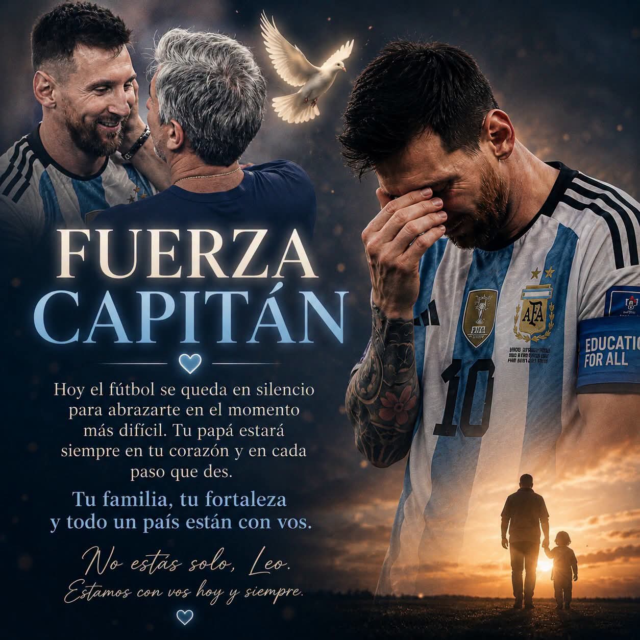 🕊️ PROFUNDO DOLOR: FALLECIÓ JORGE MESSI, PADRE DE LIONEL MESSI